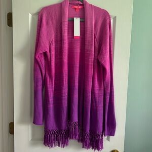 NWT XXL Lilly Pulitzer Tatum Ombré Cardigan